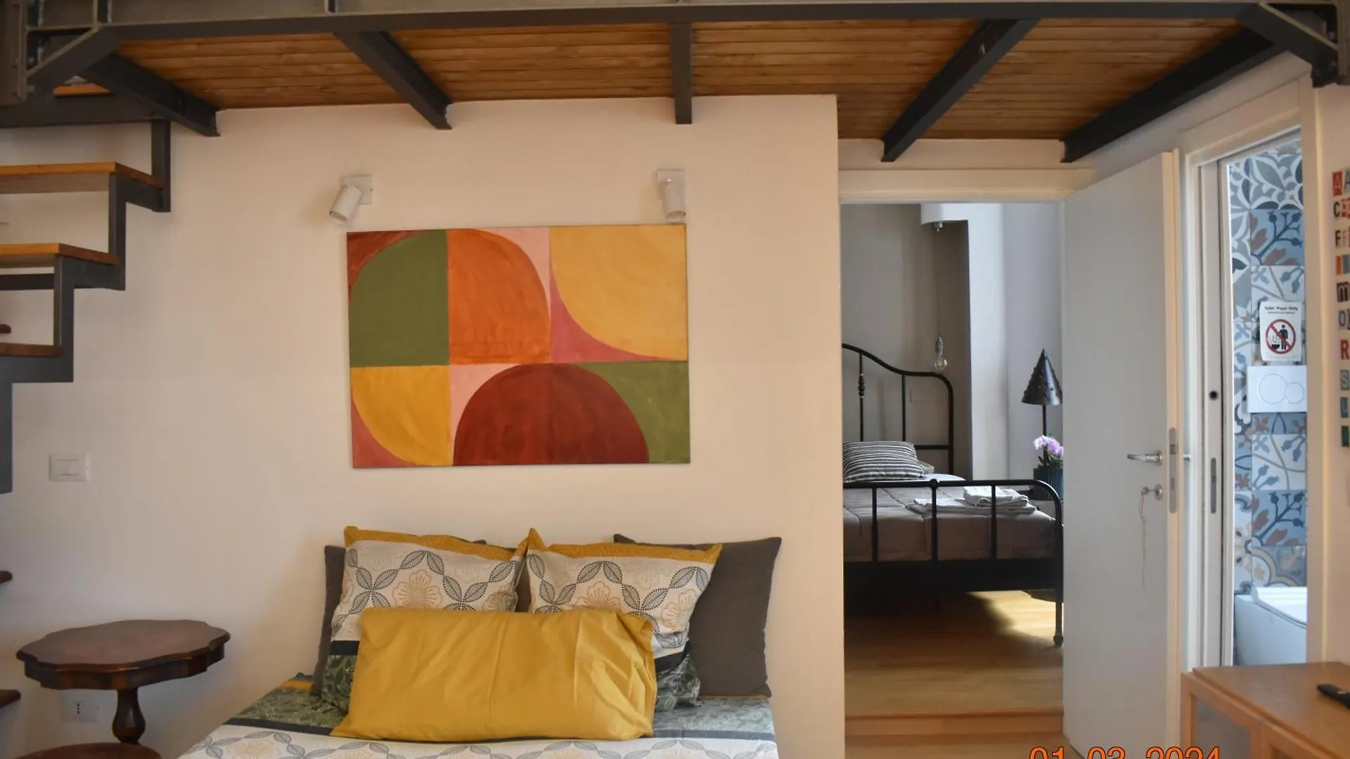 Apartmán Trastevere St Ariabianca House Řím Itálie